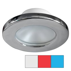 Picture of I2Systems A3120Z-11HAE Apeiron Tri-Color LED Screw Mount Light Red Cool White Blue Chrome