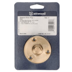 Picture of Attwood Marine 7555-3 Cast Bronze Garboard Drain Plug 1/2" NPT