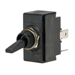 Hubbell M21SP Marine Toggle Switch DPST On/Off 12V DC — image 2