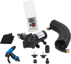 Picture of Whale Water Systems WD4517T High Pressure Wash Down Pump Kit 4.5 GPM 70 PSI 12V