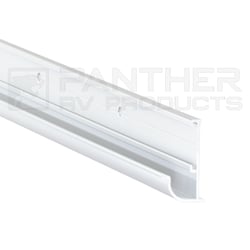 Picture of AP 021861018 Long Leg Aluminum Trim Molding Polar White 8 Foot