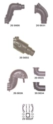 Barr Marine 200100 4-Inch Water-Cooled Center Discharge Exhaust Riser with Mounting Hardware — image 3