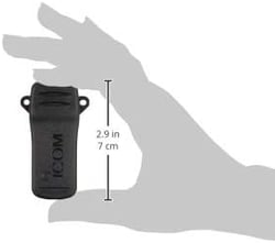 Icom MB98 Spring-Loaded Belt Clip for F50/F60/M88 Radios — image 3