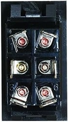 RV Designer S225 20A 6-Terminal Rocker Switch Black — image 2