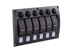 Sierra SP21010 Weather Resistant 6-Gang Breaker Panel with Backlit Switches — image 2