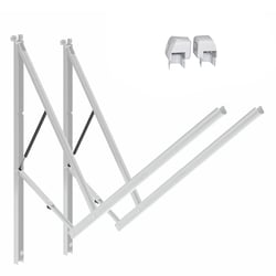 Picture of Dometic 8962002.400BL 9200 Power Awning Arm Hardware Kit Standard Tall White with LED Bottom Wire Connection