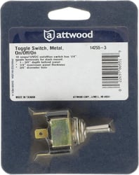 Picture of Attwood Marine 14255-3 Metal Toggle Switch On/Off/On SPDT 10A 12V