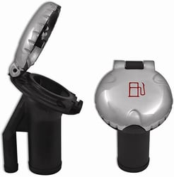 Picture of Attwood Marine 99DFPVAS1S Angled Gas Deck Fill with Stainless Steel Cap