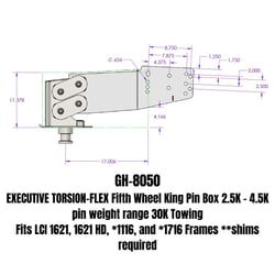 Gen-Y Hitch GH-8050 Executive Torsion-Flex Fifth Wheel Hitch 30K Towing Capacity — image 3