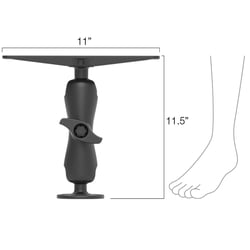 RAM Mounts RAM-D-111 Large Marine Electronics Mount D Size 2.25" Ball — image 2