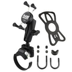 Picture of Ram Mounts RAMB2312UN7 X-Grip Phone Mount with ATV/UTV Rail Base