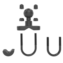 Picture of RAM Mounts RAM-B-231ZU Handlebar U-Bolt Mount Base with 1" B Size Ball for Rails 0.5" to 1.25"