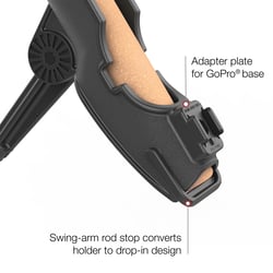 Ram Mounts RAP433BMP RAM-ROD HD Fishing Rod Holder with Bulkhead/Flat Surface Base — image 3