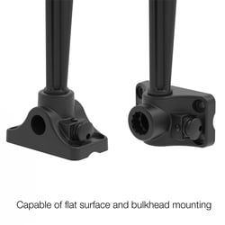 Picture of Ram Mounts RAP433BMP RAM-ROD HD Fishing Rod Holder with Bulkhead/Flat Surface Base