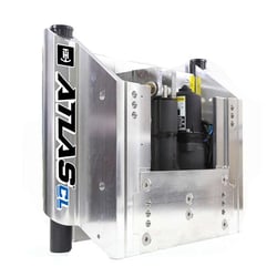 Picture of T-H Marine AHJE-6VHD-DP Atlas Edge 6" Setback Heavy-Duty Hydraulic Jack Plate - Silver