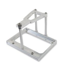 Holley 120106DS Aluminum Battery Mount Group 34/78 Natural Finish — image 2