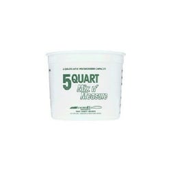 Picture of Encore 1123068 Mix 'N Measure 5 Qt Solvent Resistant Ringfree Plastic Pail with Handle