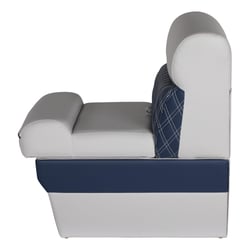 Lewmar 239-2024023586 Sunset Collection Pontoon Helm Pad Navy/Gray 22x18 — image 3