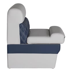 Lewmar 239-2024023586 Sunset Collection Pontoon Helm Pad Navy/Gray 22x18 — image 5