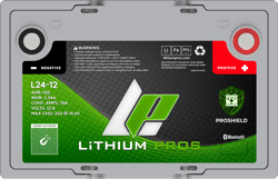 Lithium Pros L24-12 L Series 12V LiFePO4 Bluetooth Marine Deep Cycle Battery — image 2