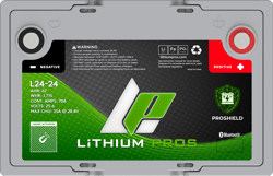 Picture of Lithium Pros L24-24 24V 67Ah LiFePO4 Bluetooth Marine Trolling Battery Group 24