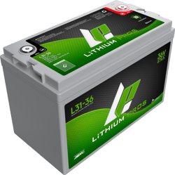 Picture of Lithium Pros L31-36 36V 67Ah LiFePO4 Group 31 Trolling Battery with Bluetooth