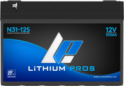 Lithium Pros N31-12S 12V LiFePO4 Group 31 Marine Starting Battery with NMEA 2000 — image 3