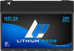 Lithium Pros N31-24 25.6V 75Ah NMEA 2000 LiFePO4 Marine Trolling Battery — image 3