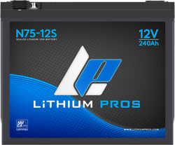Lithium Pros N75-12S 12V 75Ah Lithium-Ion Marine Trolling Battery — image 3