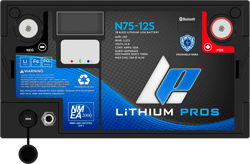 Picture of Lithium Pros N75-12S 12V 75Ah Lithium-Ion Marine Trolling Battery
