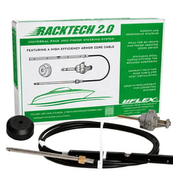 Picture of Uflex RACKTECH2.011 Racktech 2.0 High Efficiency Rack & Pinion Steering System Kit with 11ft Cable