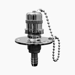 Picture of SeaMule SM-QCWFSS12 Quick Connect Water Fitting 316 Stainless Steel Thru-Hull