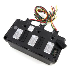 Picture of Egis Mobile Electric 8730-1111 XD Flex Triple Relay ACR Low Voltage Disconnect with Knob Tinned Wires