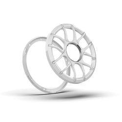 Wet Sounds REVO 12 ADP XZ-W GRILLE Adapter Grille Kit for REVO 12 Subwoofer White — image 3