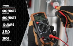 Southwire 10037K 3-Piece Electrical Test Kit with Multimeter, Voltage Detector & Receptacle Tester — image 3