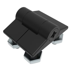 Picture of Southco E6-10-101-20 Adjustable Torque Position Control Hinge, Small, Acetal Copolymer, Black