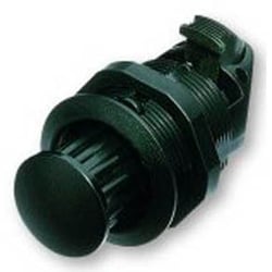 Picture of Ocean Accessories M1-2A-13-5 Push-to-Close Pop-Out Knob Latch Black Plastic Low Profile