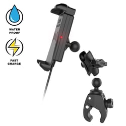 Ram Mounts RAM-B-400-A-UN14W-V7M-1 Quick-Grip 15W Waterproof Wireless Charging Mount with Tough-Claw — image 2