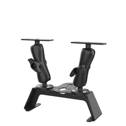 RAM Mounts RAM-FF1-D-115-2 Fish Finder Deck Kit with Dual Marine Electronic Mount — image 2