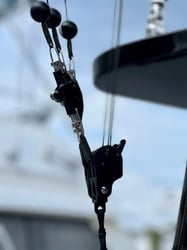 Picture of RUPP Marine CA-0157-1S Single Lok-Up Halyard Line Lock with Rope & Shackle