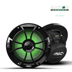 Picture of Wet Sounds RECON 8-BG RGB 8-Inch Marine Coaxial Speakers with XS-Black RGB Grilles