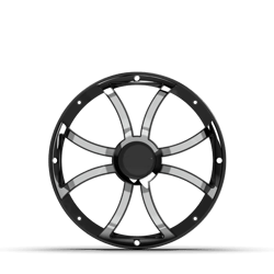 Picture of Wet Sounds REVO 12 XS-B-SS GRILLE V3 Black Stainless Steel XS Open Style Marine Subwoofer Grille