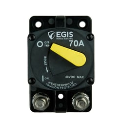 Picture of Egis Mobile Electric 4704-070 70A Surface Mount Circuit Breaker, 87 Series