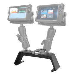 Ram Mounts RAM-FF1U Heavy Duty Fishfinder Deck Mount, Holds Up to 3 Fish Finders — image 3