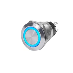 Blue Sea Systems Push Button LED Ring Switch Off-On — image 2