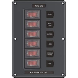 Blue Sea Systems Water-Resistant Circuit Breaker Switch Panel — image 2