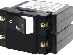 Blue Sea Systems A-Series Double Pole Rocker Circuit Breaker — image 2