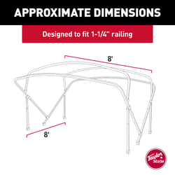 Picture of TAYLOR Manual Bimini Top Kit Pacific Blue Shade Products