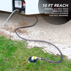 Valterra SewerSolution Extension Hose with Pump Head and Adapters — image 3