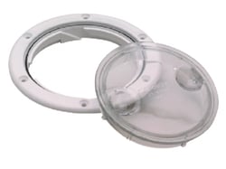 Picture of Seachoice Twist Deck Plate White with Clear Cover